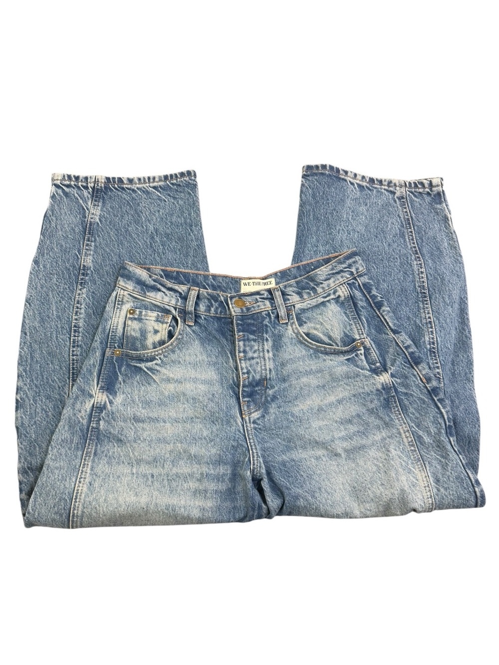Free People Lucky You Mid-Rise Barrel Jeans - Picture 5 of 12